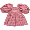 Girls Mary Barrett Dress, Pink Strawflower - Dresses - 1 - thumbnail