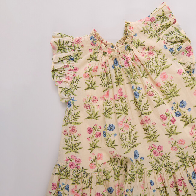 Girls Harper Dress, Leafy Floral