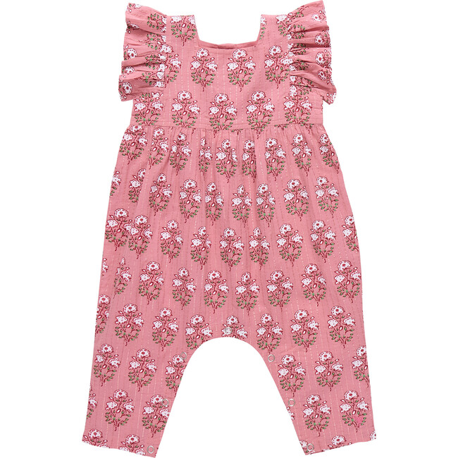 Baby Girls Elsie Jumper, Pink Strawflower
