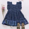 Girls Elsie Dress, Stellar Blue Garden Floral - Dresses - 2