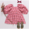 Girls Mary Barrett Dress, Pink Strawflower - Dresses - 2