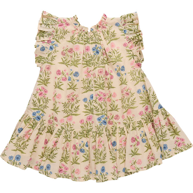 Girls Harper Dress, Leafy Floral - Dresses - 4