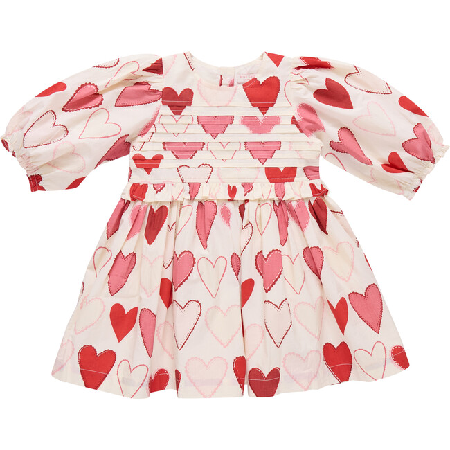 Girls Renee Dress, Gradient Hearts