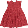 Girls Stevie Dress, Red Mini Hearts - Dresses - 5