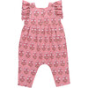 Baby Girls Elsie Jumper, Pink Strawflower - Rompers - 4