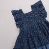 Girls Elsie Dress, Stellar Blue Garden Floral - Dresses - 4