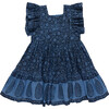 Girls Elsie Dress, Stellar Blue Garden Floral - Dresses - 5