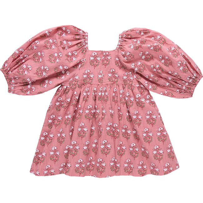 Girls Mary Barrett Dress, Pink Strawflower - Dresses - 6