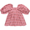 Girls Mary Barrett Dress, Pink Strawflower - Dresses - 6