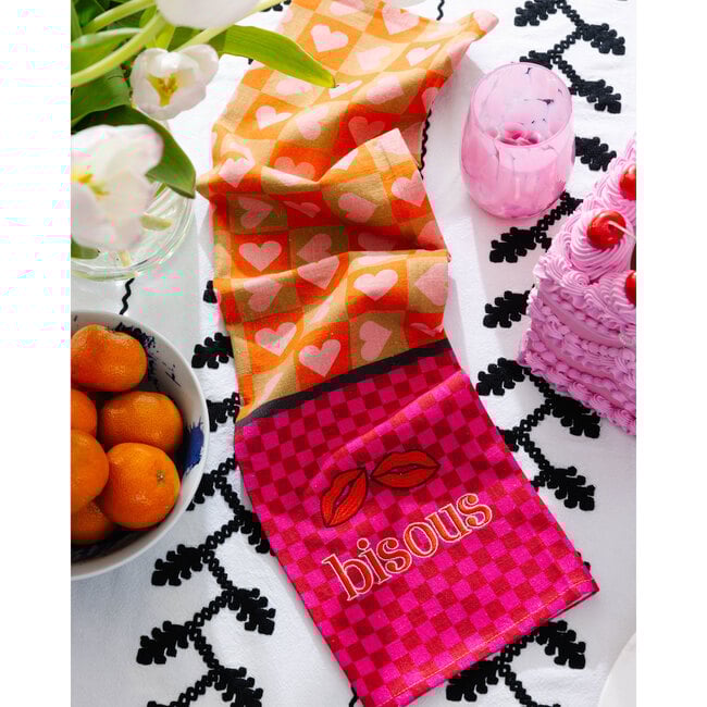 Bisous Dish Towel - Washcloths & Hand Towels - 3