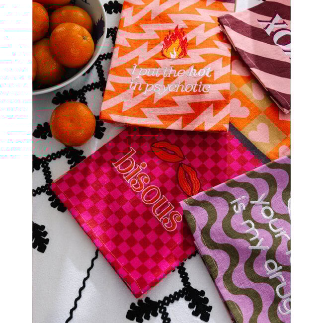 Bisous Dish Towel - Washcloths & Hand Towels - 5