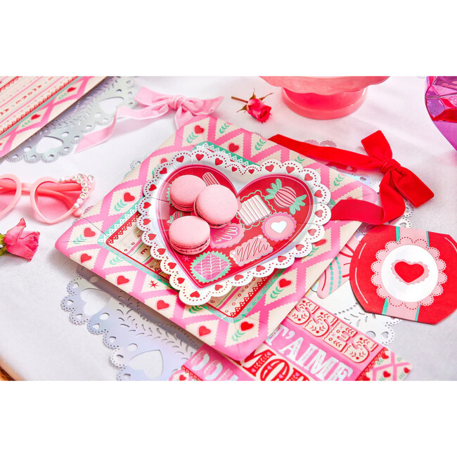 Valentine's Heart Plates (10 count)