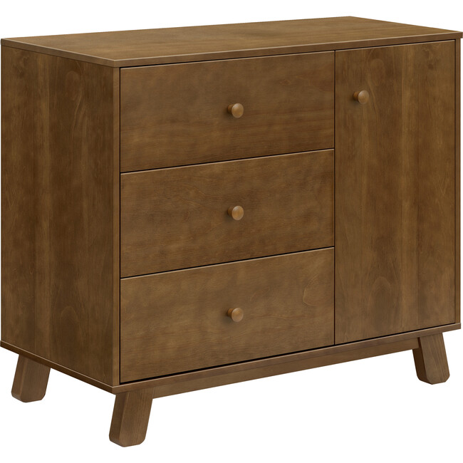 Hudson Modern 3-Drawer Dresser in Natural Walnut