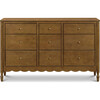 Ambrosia 9-Drawer Assembled Dresser in Natural Walnut - Dressers - 1 - thumbnail