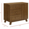 Hudson Modern 3-Drawer Dresser in Natural Walnut - Dressers - 3