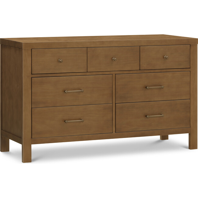 Nantucket 7-Drawer Assembled Dresser in Natural Walnut
