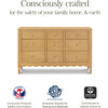 Ambrosia 9-Drawer Assembled Dresser in Honey - Dressers - 3