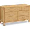 Nantucket 7-Drawer Assembled Dresser in Honey - Dressers - 1 - thumbnail