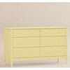 Swell 6-Drawer Assembled Dresser in Pale Yellow - Dressers - 2 - thumbnail