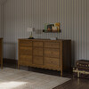Ambrosia 9-Drawer Assembled Dresser in Natural Walnut - Dressers - 2