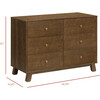 Hudson Modern 6-Drawer Assembled Double Dresser in Natural Walnut - Dressers - 3