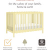 Swell 4-in-1 Convertible Crib w/Toddler Conversion Kit in Pale Yellow - Cribs - 2