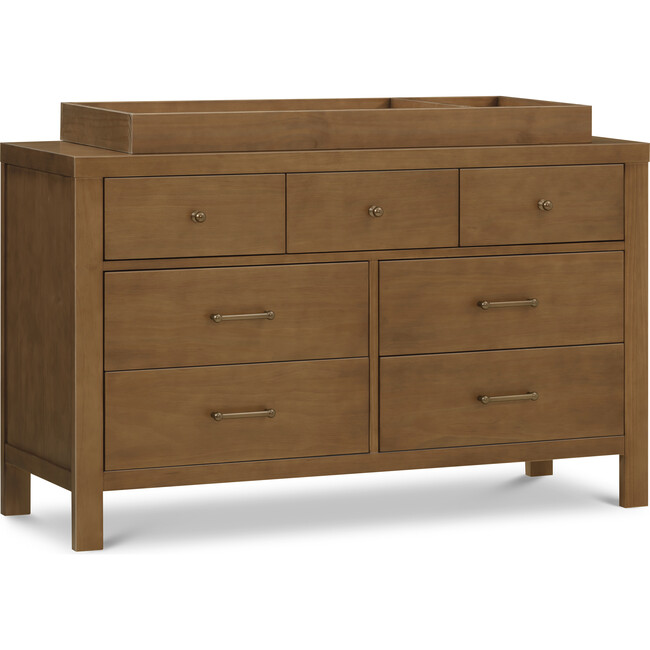 Nantucket 7-Drawer Assembled Dresser in Natural Walnut - Dressers - 4