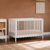 Swell 4-in-1 Convertible Crib w/Toddler Conversion Kit in White - Cribs - 2