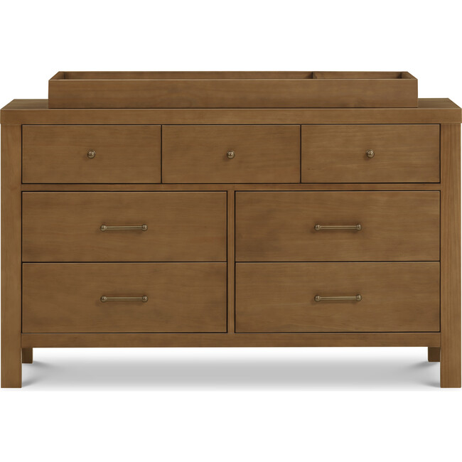 Nantucket 7-Drawer Assembled Dresser in Natural Walnut - Dressers - 5