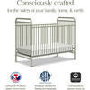 Abigail 3-in-1 Convertible Crib in Heirloom Sage - Cribs - 3