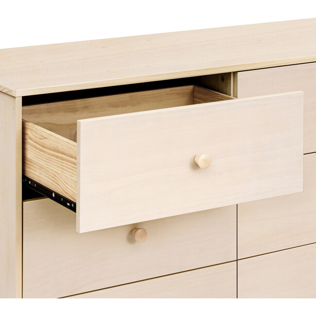 Hudson Modern 6-Drawer Assembled Double Dresser in Washed Natural - Dressers - 5