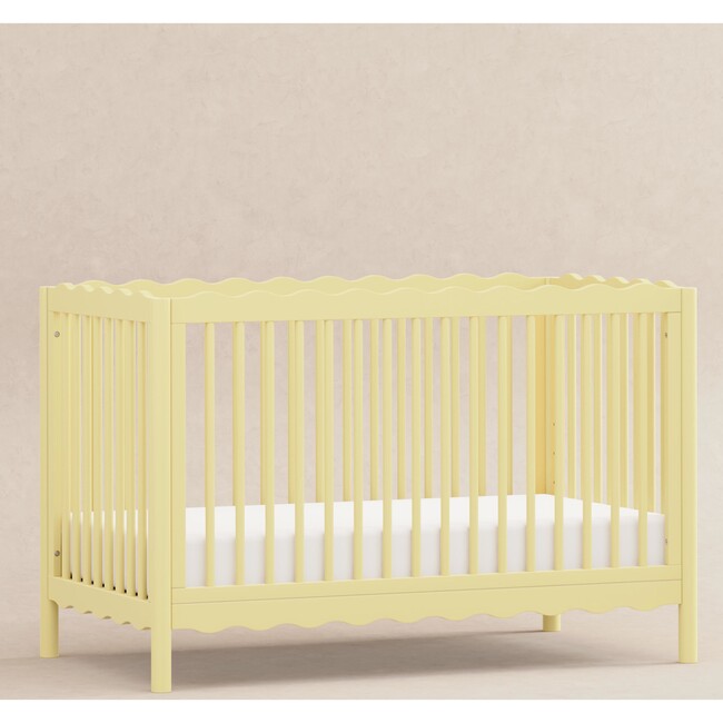 Swell 4-in-1 Convertible Crib w/Toddler Conversion Kit in Pale Yellow - Cribs - 4