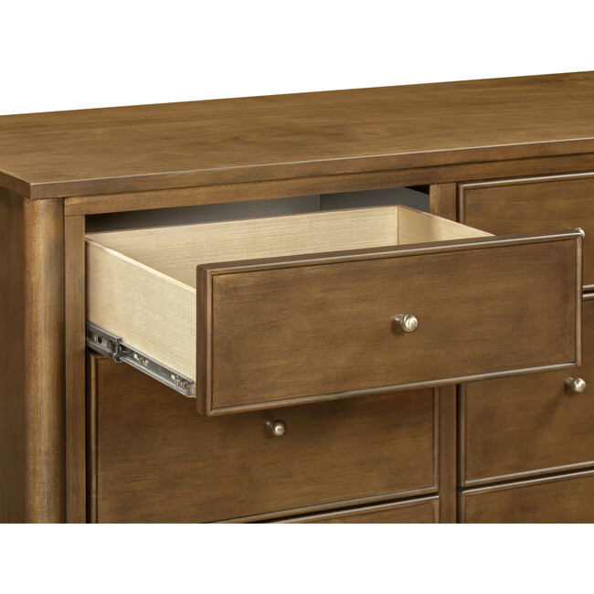 Ambrosia 9-Drawer Assembled Dresser in Natural Walnut - Dressers - 6