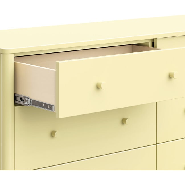 Swell 6-Drawer Assembled Dresser in Pale Yellow - Dressers - 6