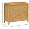Sprout 3-Drawer Changer Dresser in Honey - Dressers - 4