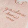 Grandma Loves Me Heather Knitted Romper - Rompers - 2