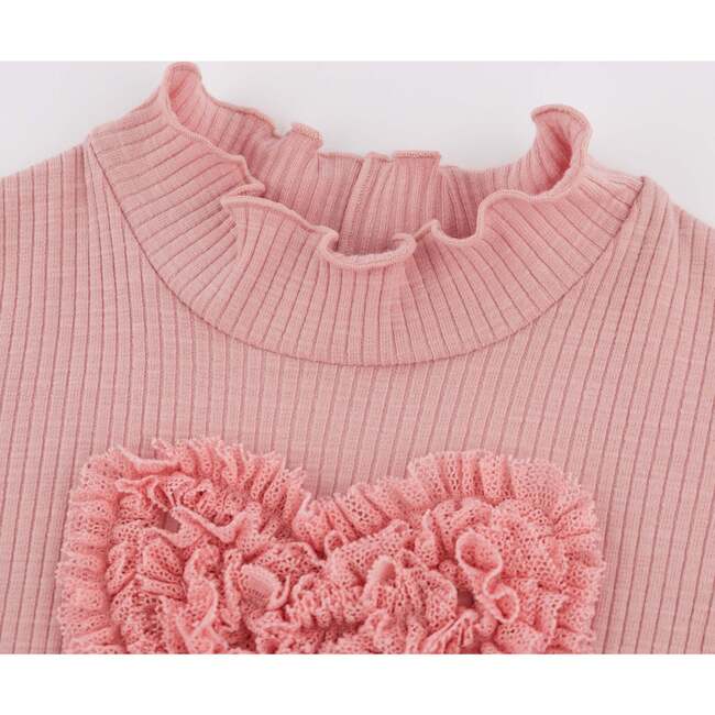 Triple Ruffle Heart Aria Tutu Dress, Blush - Dresses - 6