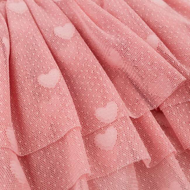 Triple Ruffle Heart Aria Tutu Dress, Blush - Dresses - 7