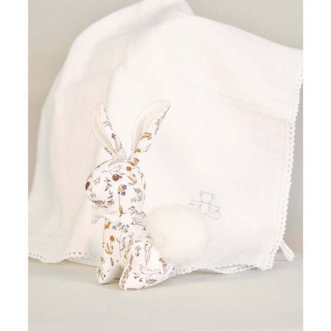 Socute Bunny Rattle, Yellow Liberty