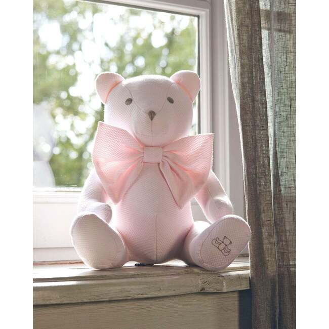 Prince of Wales Bear, Rose / Pique Cotton