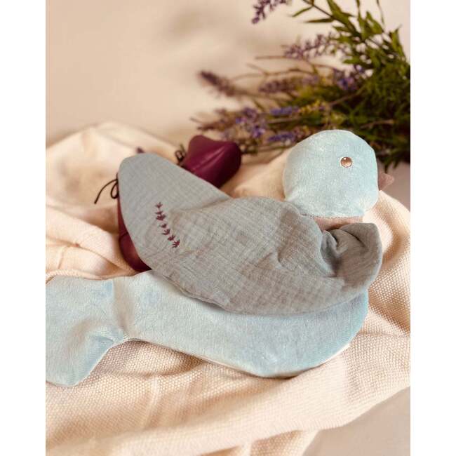 Organic Lavender Bird Lovey, Blue