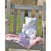 Prince of Wales Bear, White / Pique Cotton - Plush - 2