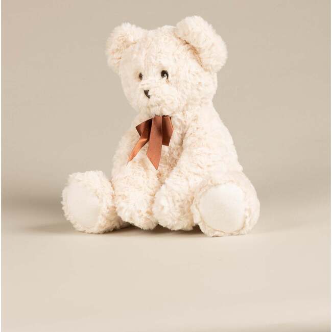 Harold the Bear - Satin Ribbon, Beige - Plush - 3