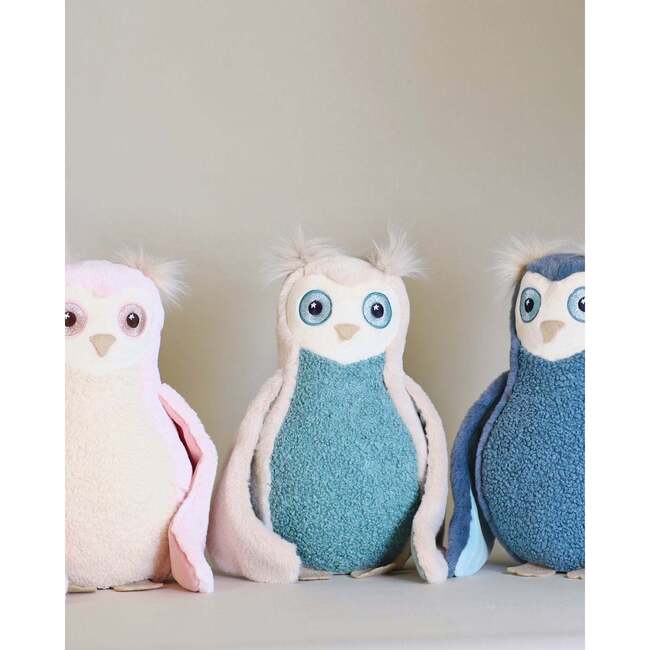 Ginette the Owl, Blue - Plush - 3