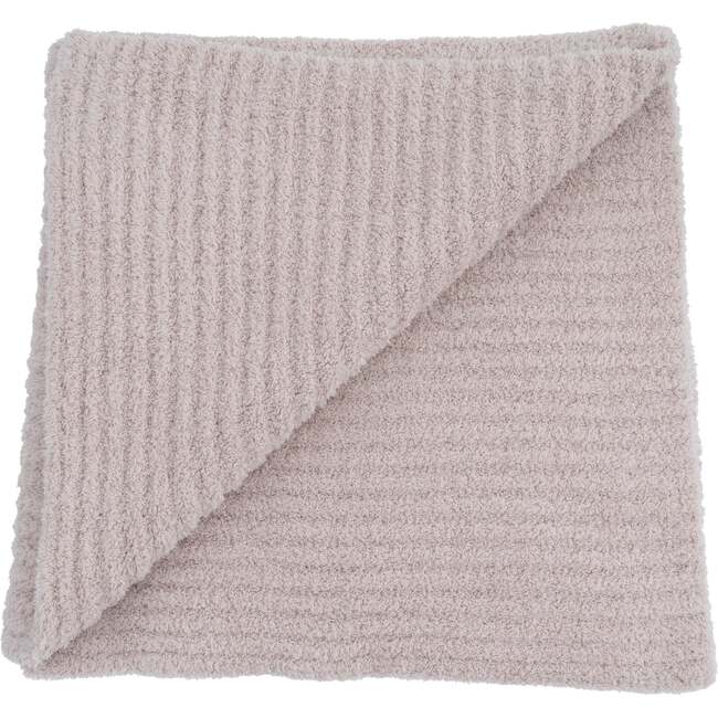 Chenille - Stone Blanket with Striped Texture