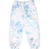 Mini Kian Jogger Sweatpants in Blue Aquarelle Fleur - Sweatpants - 1 - thumbnail
