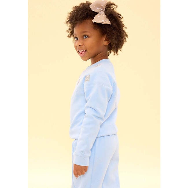 Mini Casey Crewneck Sweatshirt in Light Blue - Sweatshirts - 4