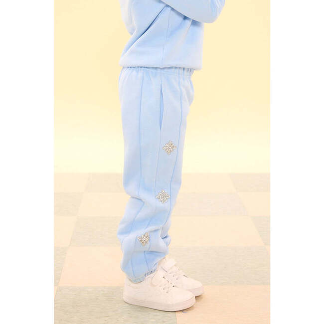 Mini Casey Jogger Sweatpants in Light Blue