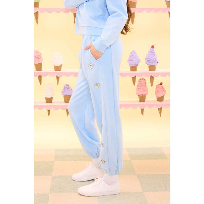 Casey Jogger Sweatpants in Light Blue - Sweatpants - 3