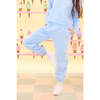 Casey Jogger Sweatpants in Light Blue - Sweatpants - 6 - thumbnail